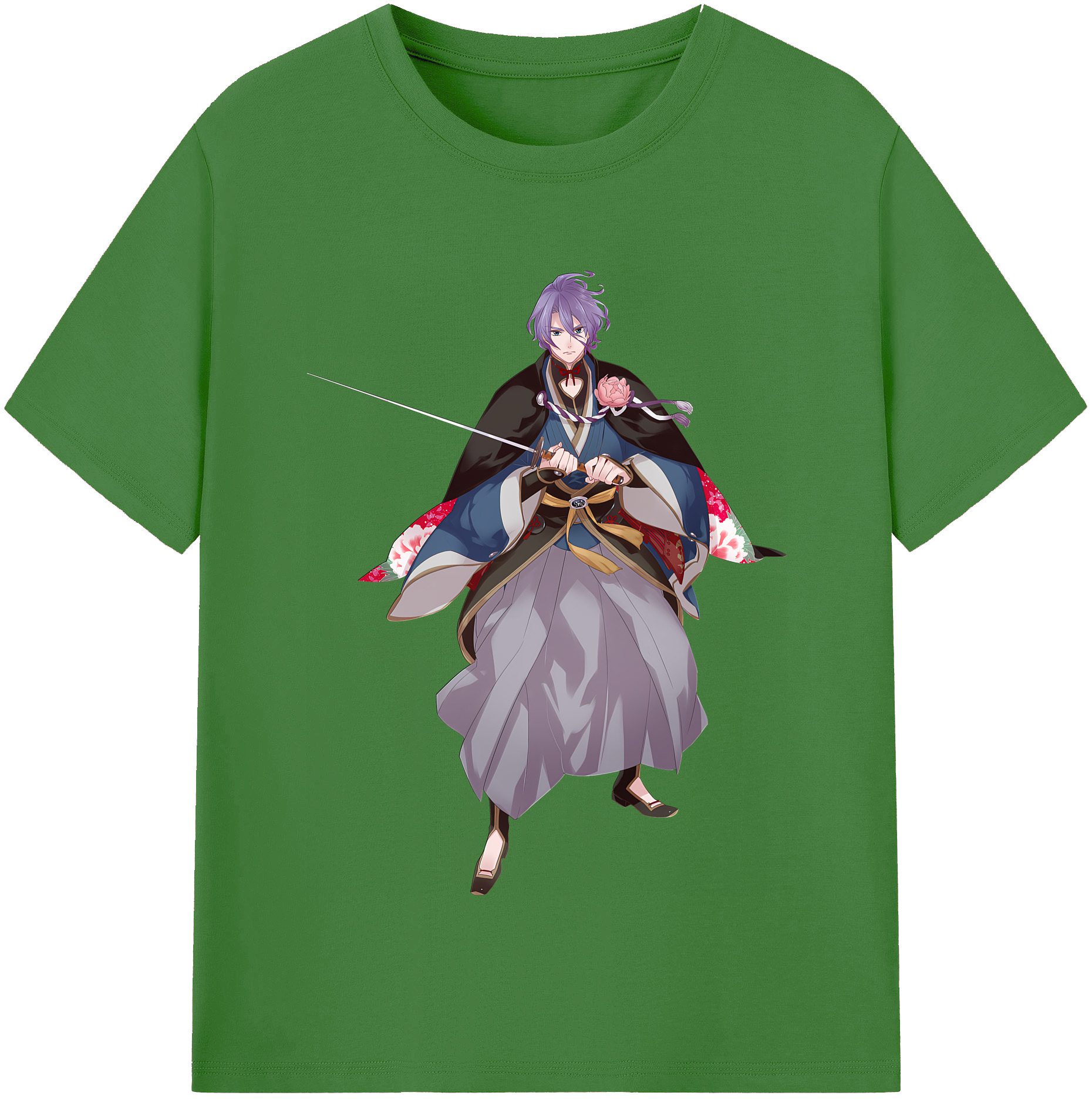 （画像用） 刀剣乱舞 Touken Ranbu レディースカジュアルプリントTシャツ（綿100％）